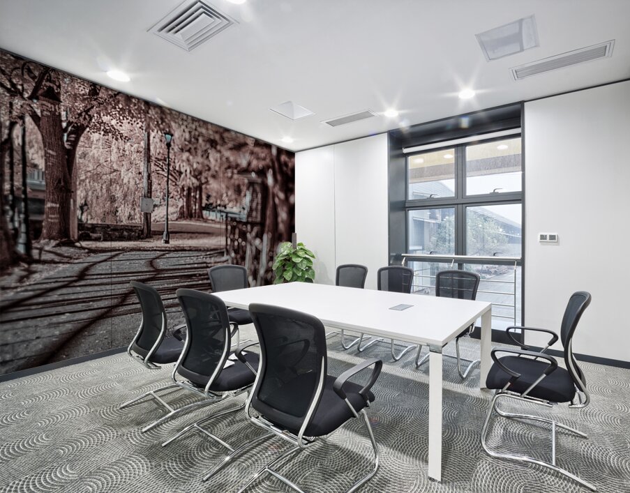 IR Trail in Town Wall Printing