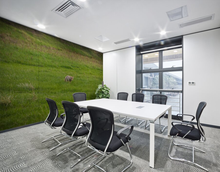 Wild Encounters: The Watchful Eye Wall Printing