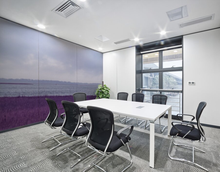 Misty Maritime Charm: A Rainy Day Sailboat Sojourn in Saint Mary Wall Printing