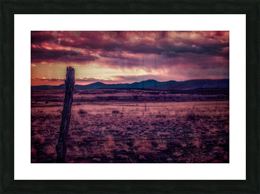 Timeless Solitude Under Painted Skies Picture Frame print