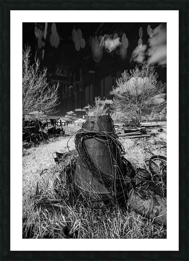 Rustic Relic - Rope Chimney Picture Frame print