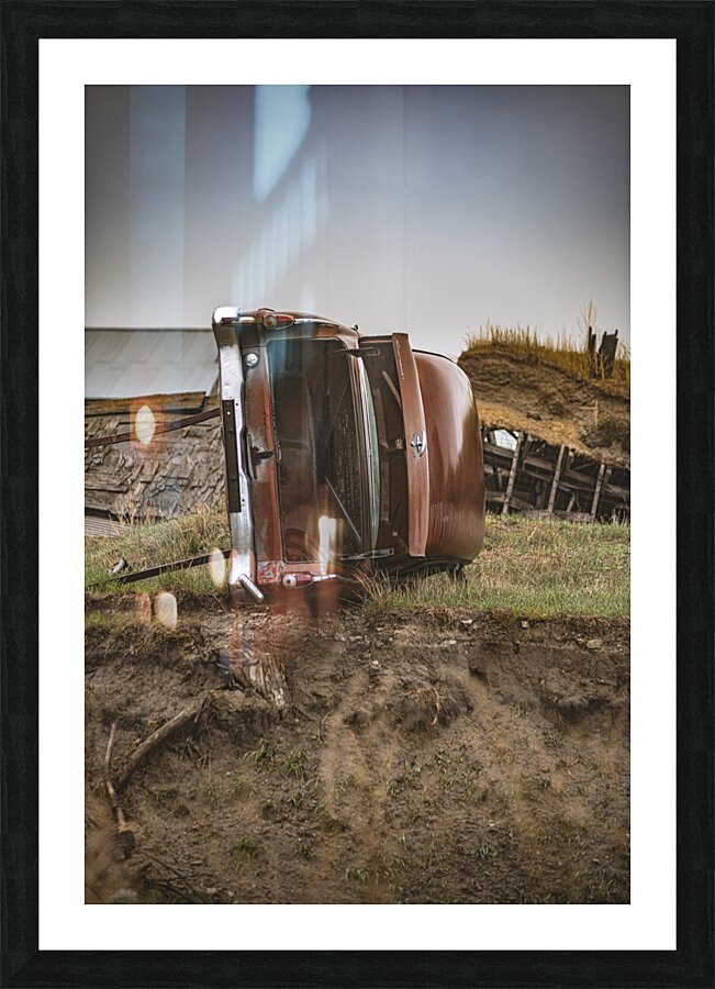 Rustic Relic - Top of the Hill Picture Frame print