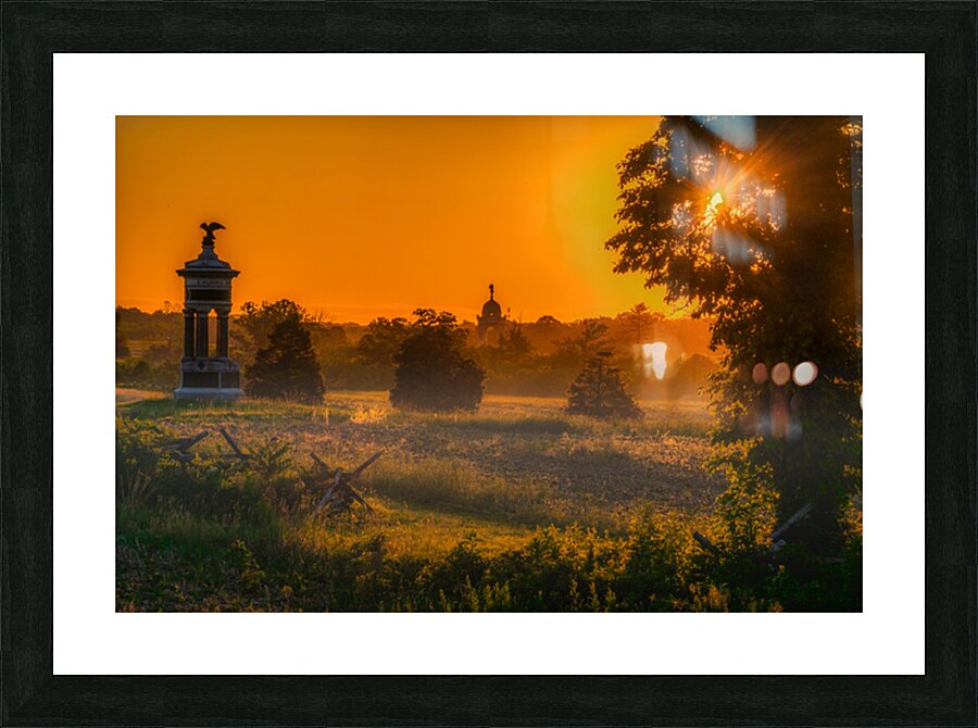 Sacred Dawn at Gettysburg Picture Frame print