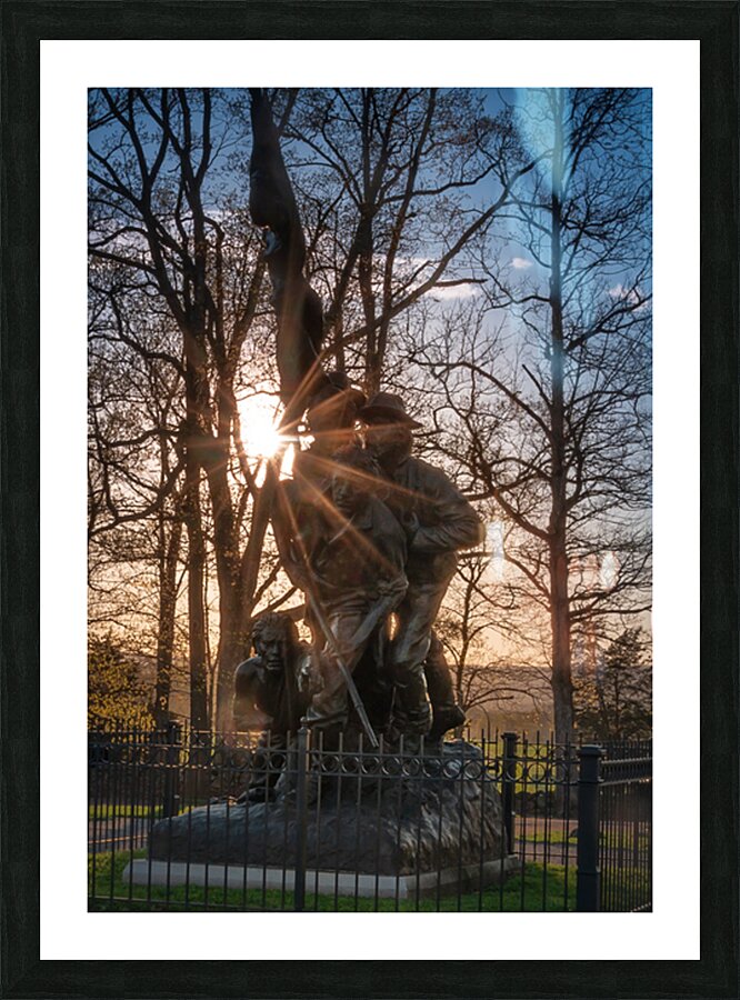 Stand Together Move Forward: North Carolina at Gettysburg Picture Frame print