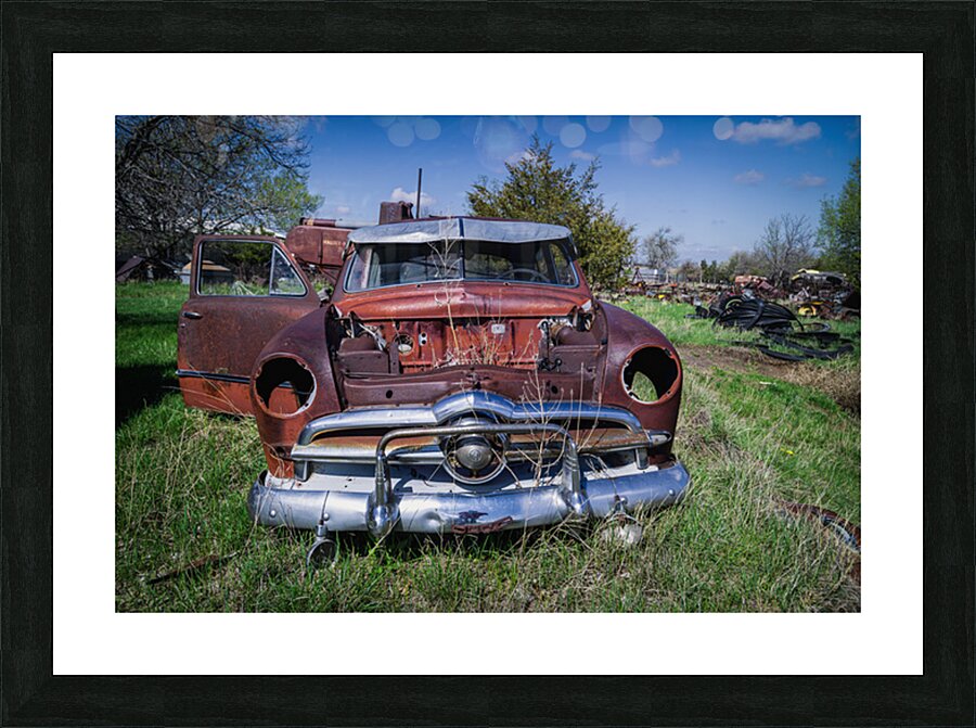 Rustic Relic   Missing Pieces Color Picture Frame print