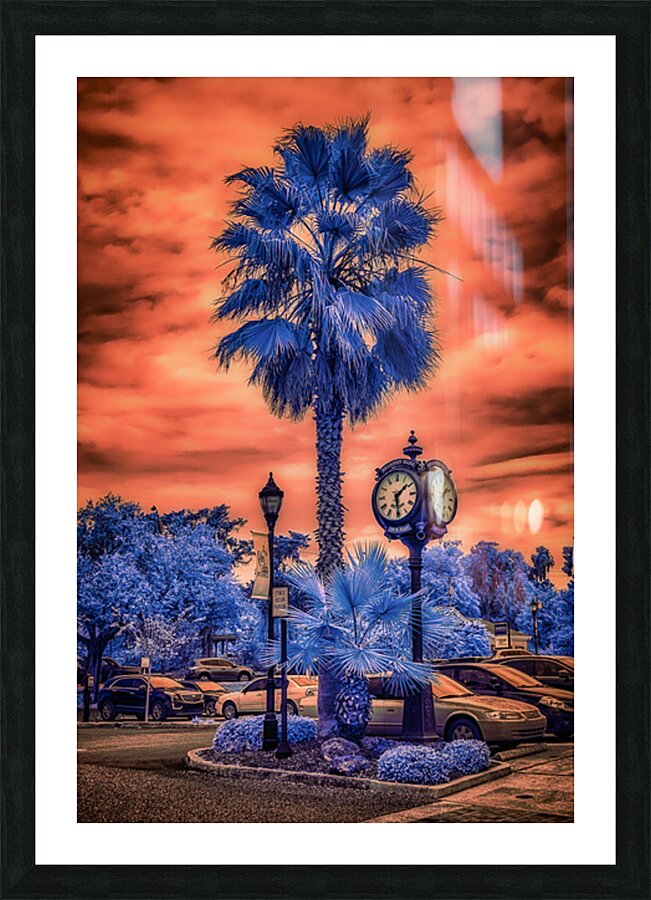 Radiant Dusk: Capturing the Charm of Inverness Florida Picture Frame print