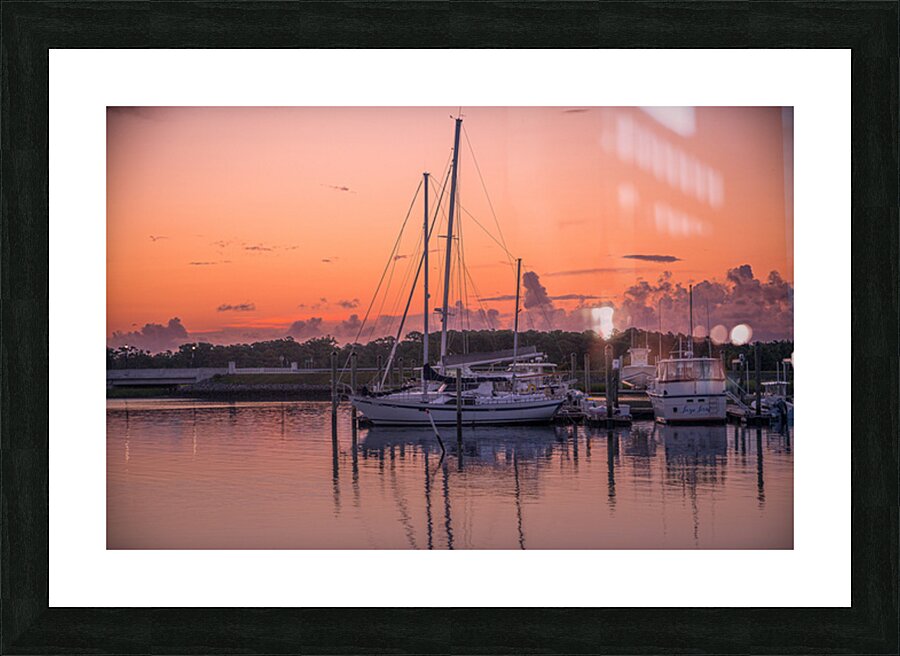 Maritime Magic: Capturing Coastal Sunrise Delights in Beaufort Picture Frame print