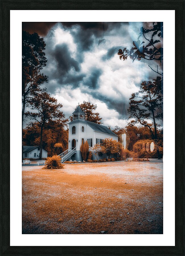 Spiritual Splendor: A Journey Through Time with Stormy Prayer  Picture Frame print