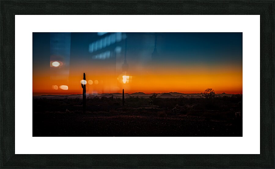 Desert Crescendo at Dusk Picture Frame print