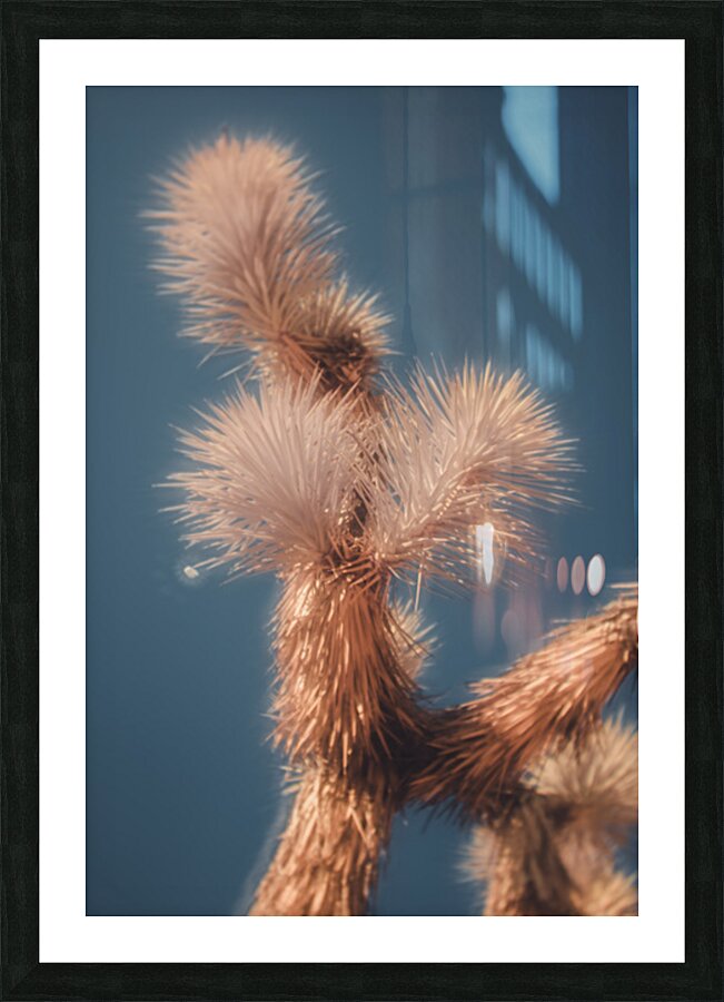 Textured Dance Beneath the Blue Picture Frame print