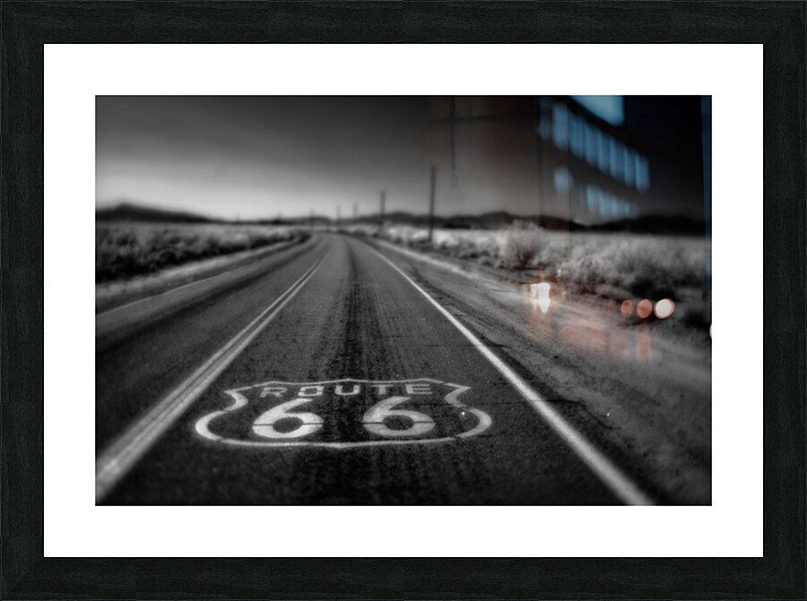 Endless Horizon on Route 66 Picture Frame print