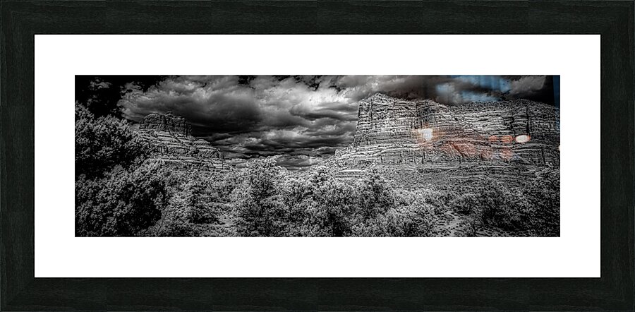 Desert Majesties in Monochrome Impression et Cadre photo