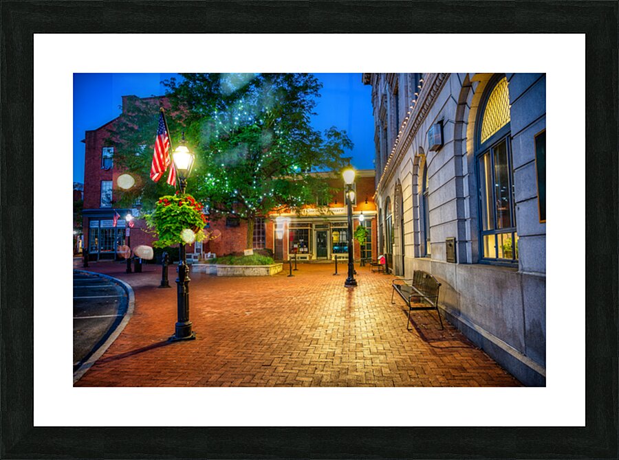 Small Town Serenity Impression et Cadre photo