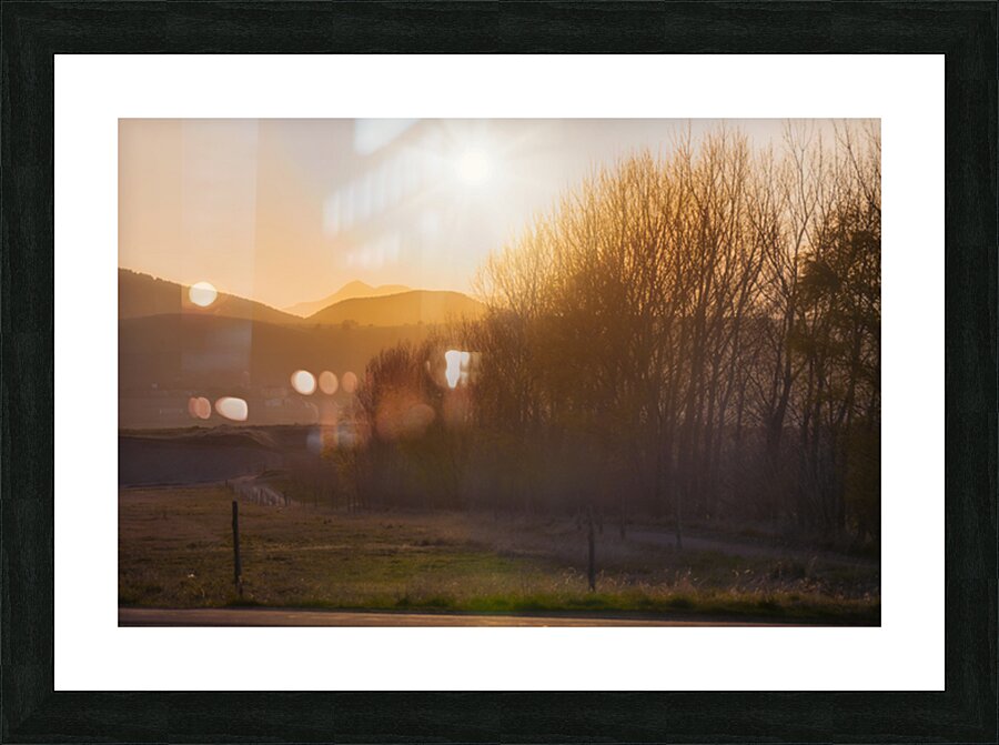 Natures Amber Hour Picture Frame print