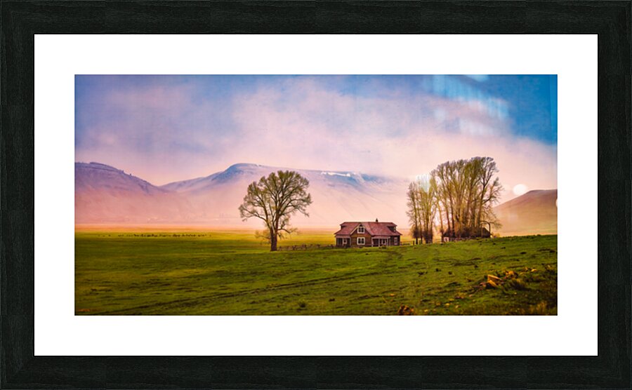 Winters Mountain Watch Picture Frame print