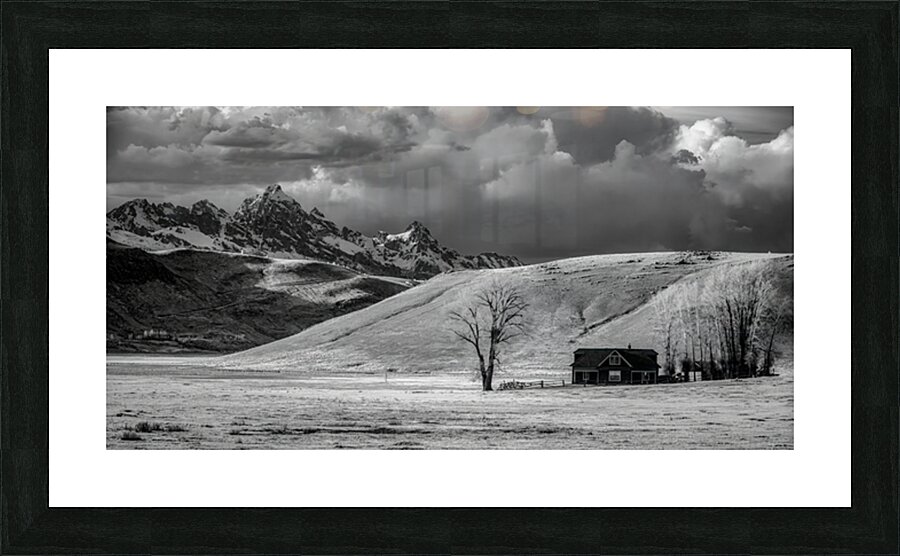 Mountain Homesteads Tale Picture Frame print