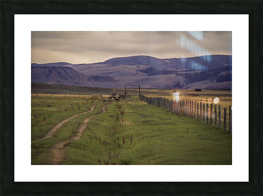 Ranch Road Reverie   Wyomings Working Heart Picture Frame print