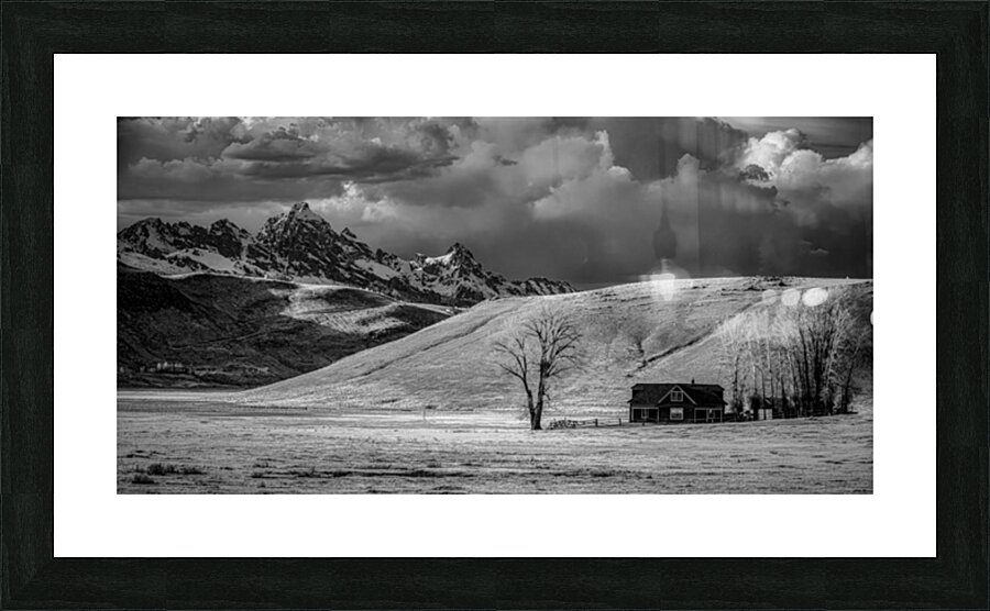 Mountain Homesteads Tale Picture Frame print