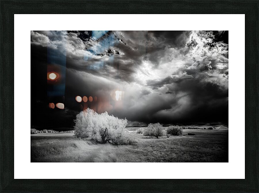 Divine Light   Wyoming Storm Theater Picture Frame print