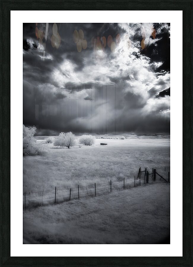 Prairie Solitude   Wyoming Minimalism Impression et Cadre photo