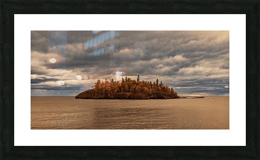 Golden Crown of the Inland Sea Picture Frame print