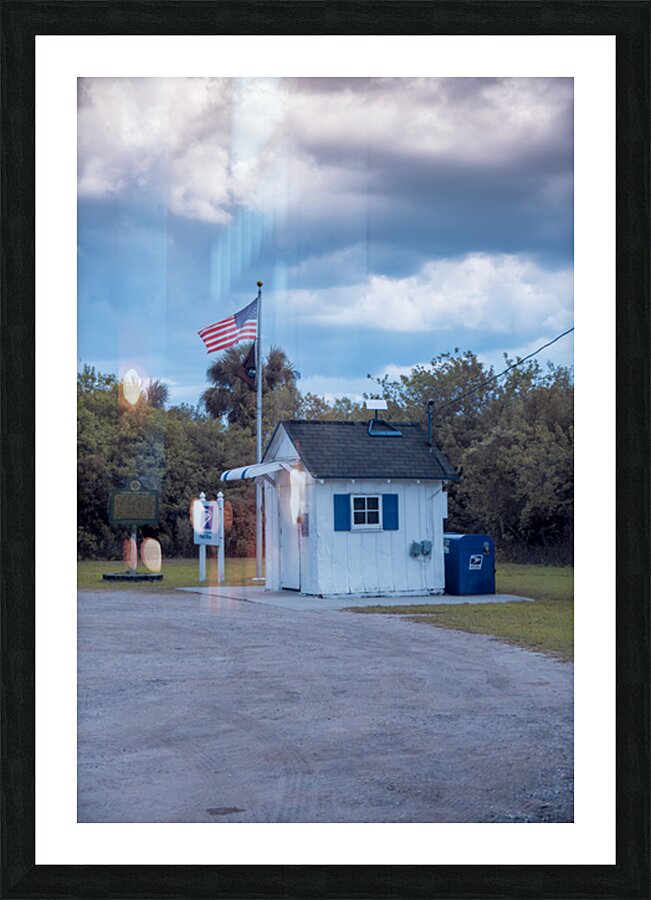 Smallest Post Office Biggest Sky Picture Frame print