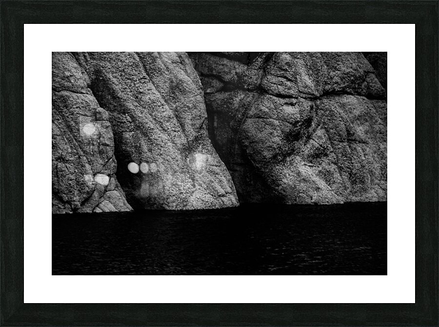 Veiled Enchantment: Sylvan Lakes Infrared Intrigue Picture Frame print