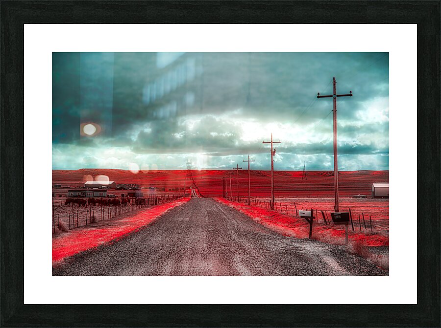 Journey through Red Horizon: Carr Colorado Picture Frame print