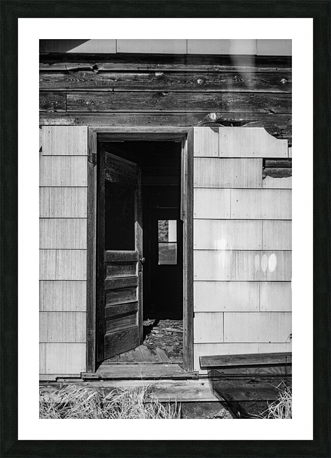 Nebraska Farm Door -3 Picture Frame print