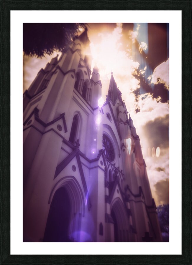 Infrared Cathedral  Framed Print Print