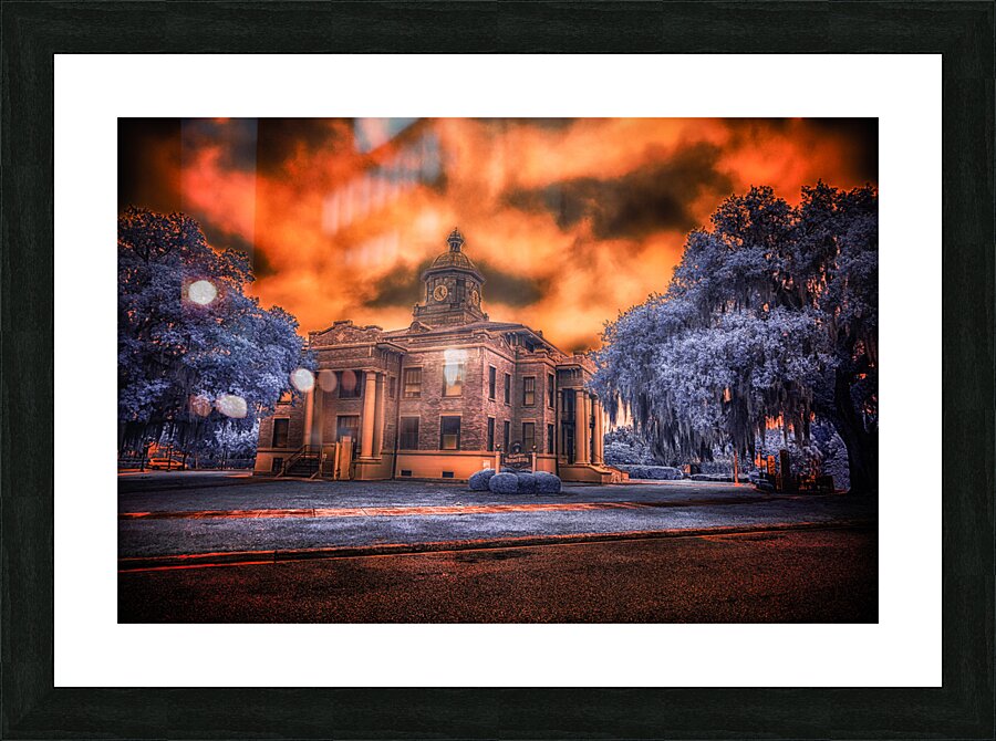 Courthouse Picture Frame print