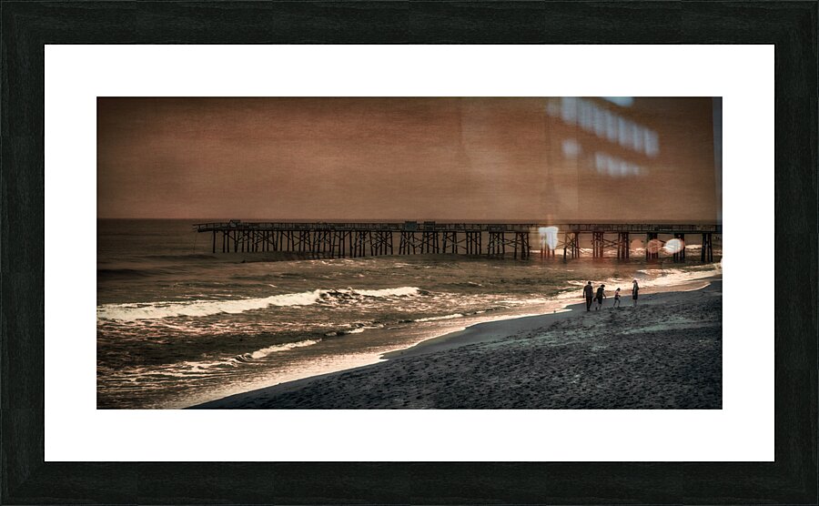 Mexico Beach waves Impression et Cadre photo