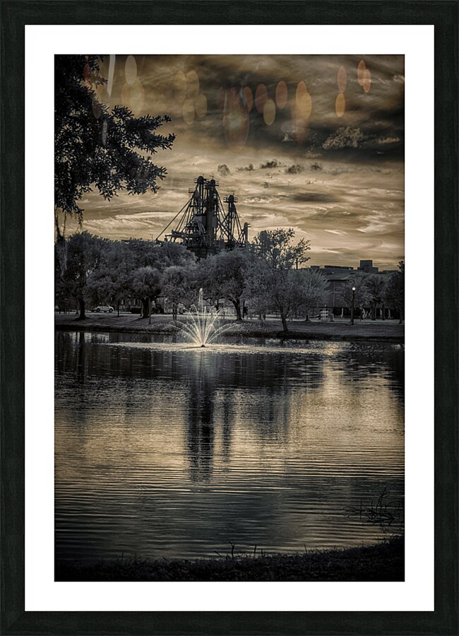 Industrial Serenity  Framed Print Print