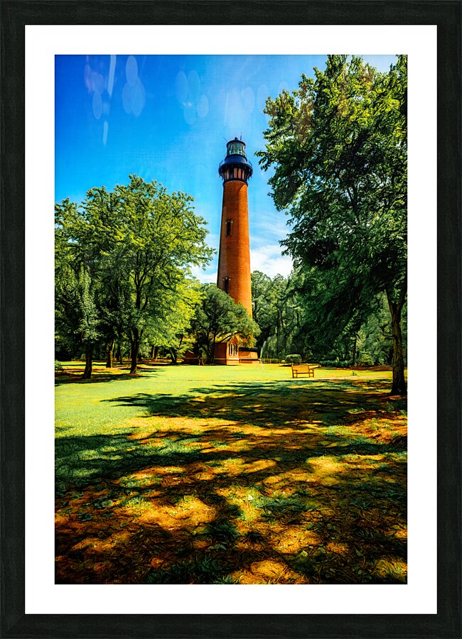 Whispers of Light: Currituck Lighthouse Picture Frame print
