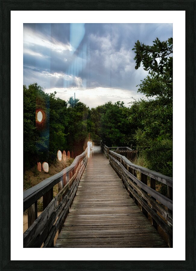 Jockey Ridge Walkway Picture Frame print