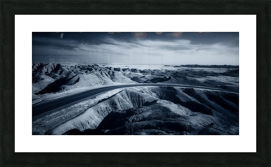 Ominous Road  Framed Print Print