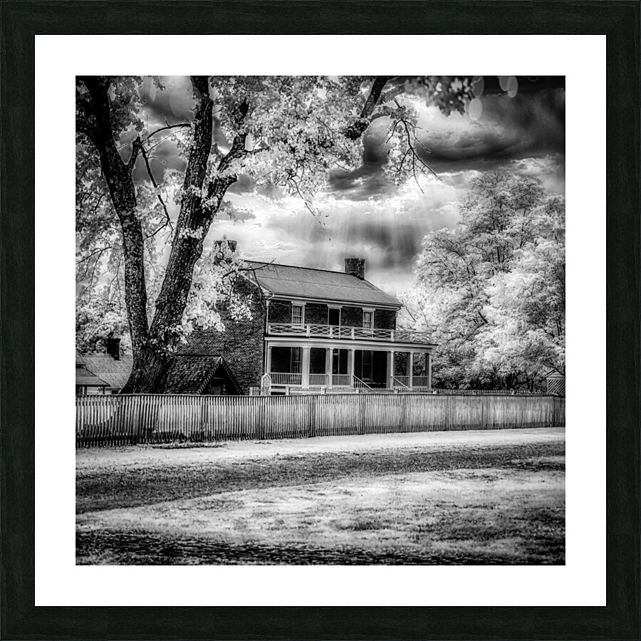 Silent Surrender: The McLean House in Appomattox Courthouse Town  Framed Print Print