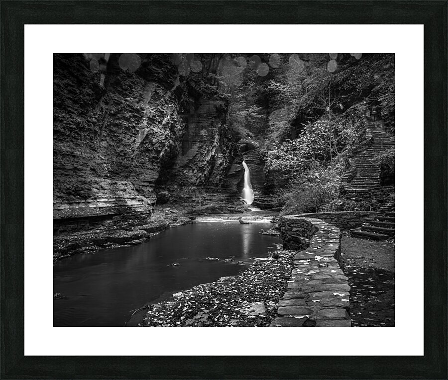 Gorge Light Dance Picture Frame print