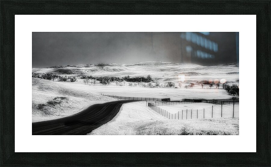 Journey Through the Infinite: An Eternal Horizon Picture Frame print