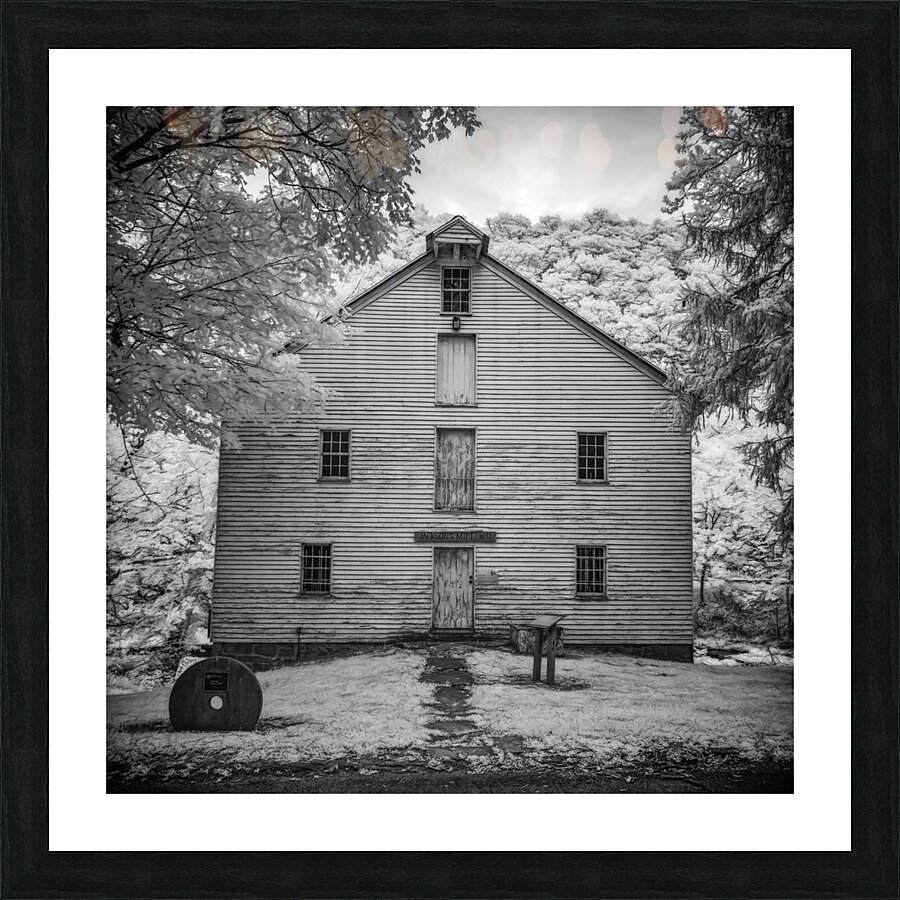 Shadows in Stone: Stonewalls Hallowed Halls Picture Frame print