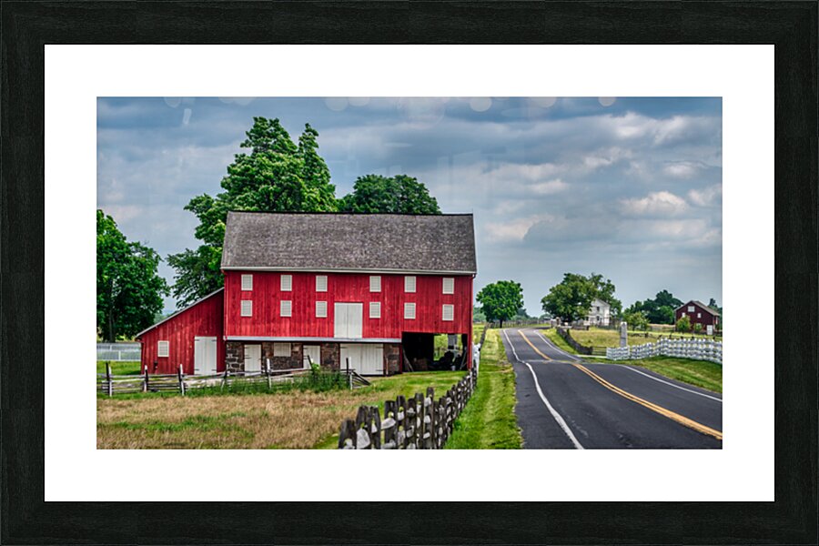 The Sherfy Barn: Roadside Charm Picture Frame print