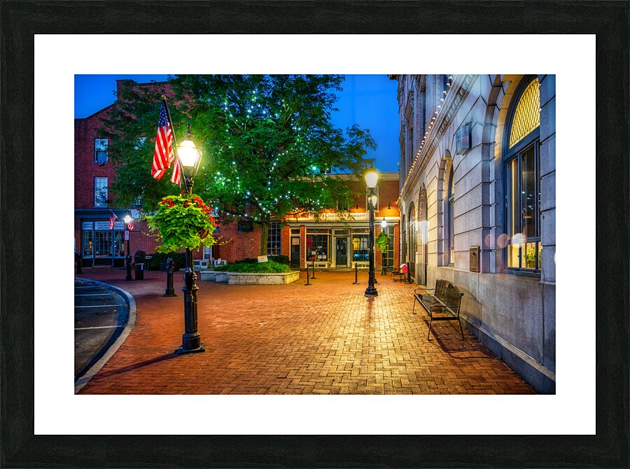 Small Town Serenity  Framed Print Print