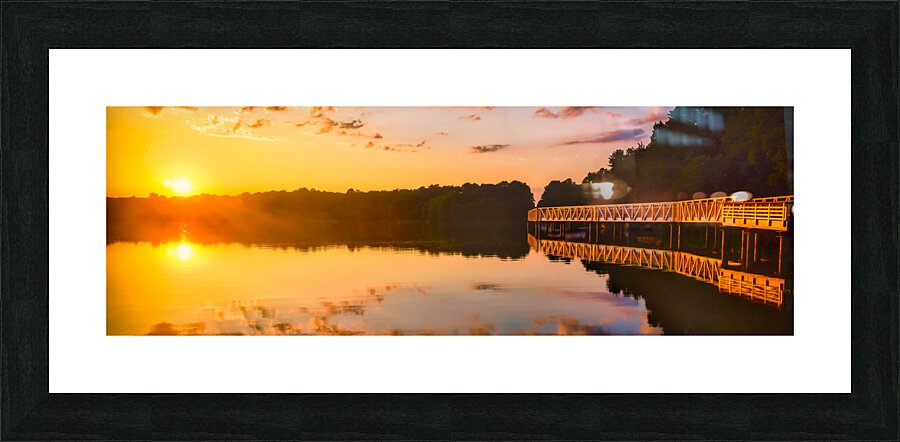 Killens Sunset  Framed Print Print