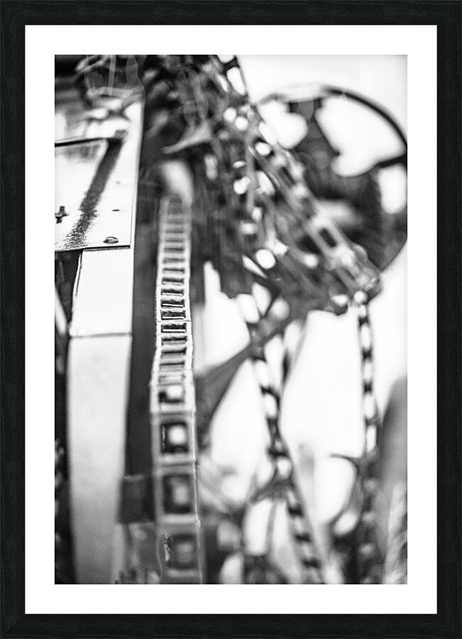 Rustic Relic - Worn Chain  Framed Print Print