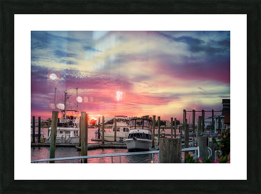 Tide Tales: Capturing Loves Voyage in Beaufort Picture Frame print