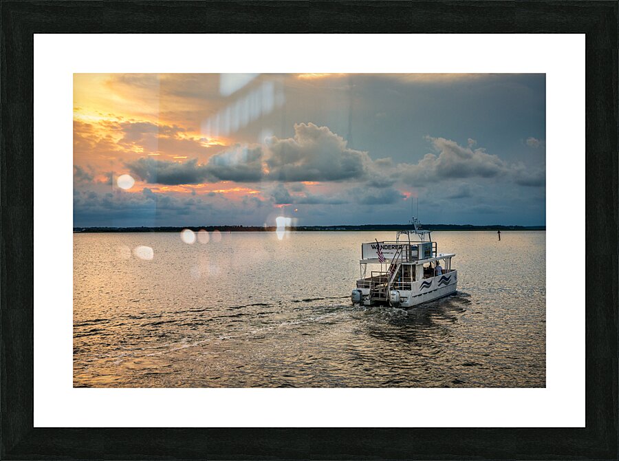 Sunset Sails: Beauforts Canvas of Romance Picture Frame print