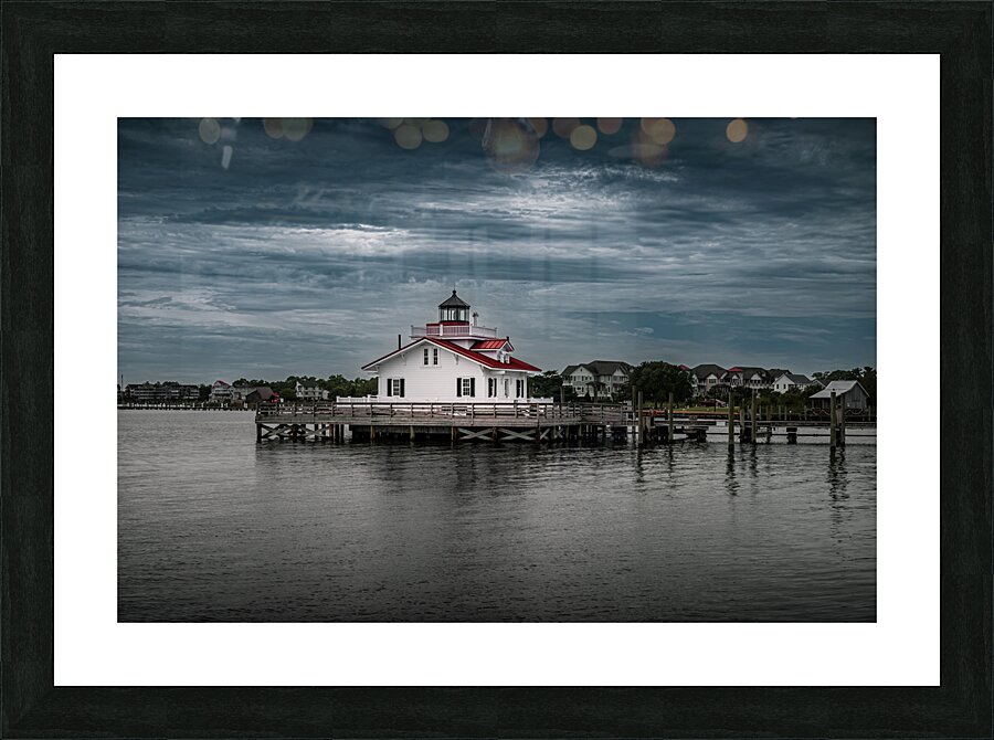 Whispers of Light: Finding Solace at Manteo Lighthouse Picture Frame print