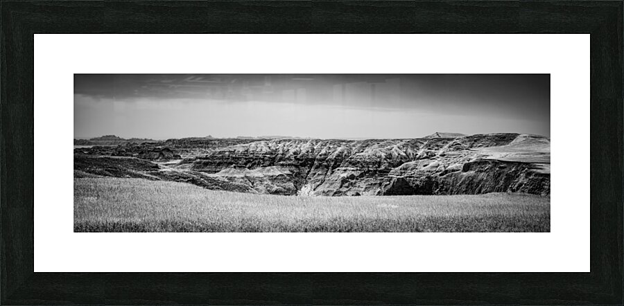 Shadows of the Earth: Imagining the Infinite in the Badlands.   Framed Print Print