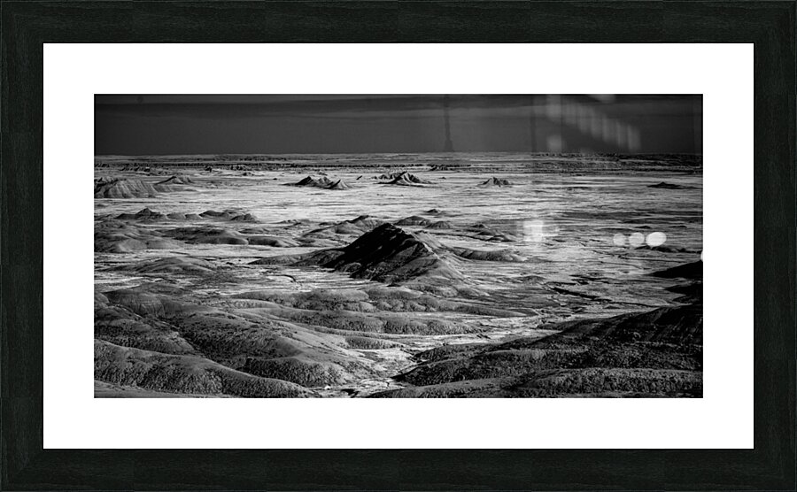 Shadows of the Earth: Little Badlands  Framed Print Print