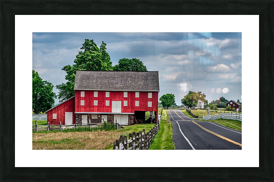 The Sherfy Barn: Roadside Charm  Framed Print Print